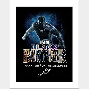 I Am Black Panther - Rip Chadwick Boseman Posters and Art